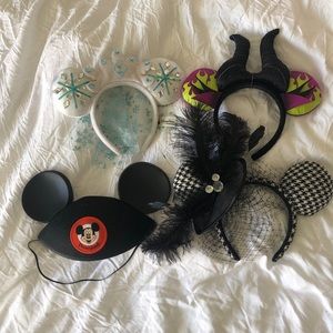 Authentic Disney Parks Mickey Ears 4 pairs